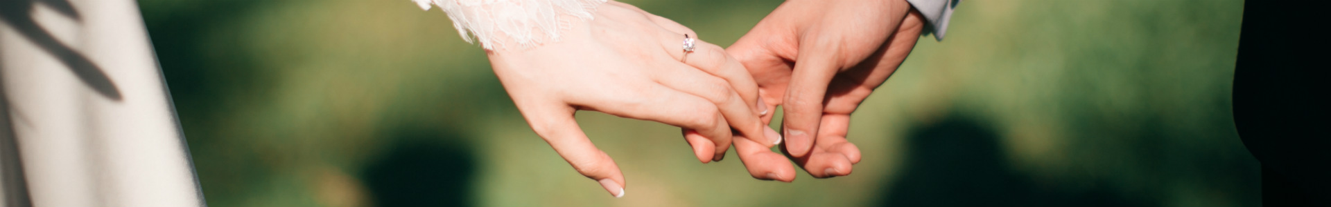 SeaLink wedding banner image couple holding hands