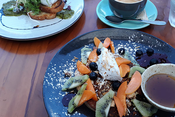 My Fat Puku Breakfast - Great Barrier Island