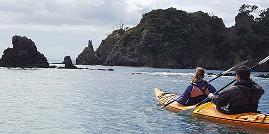 Kayaking on Waiheke