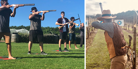 Wild on Waiheke archery and claybird