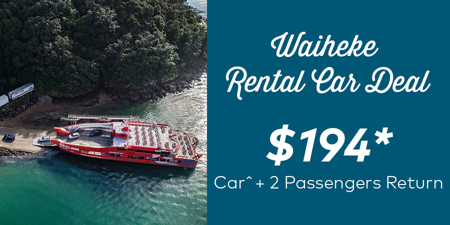 SeaLink Rental Car Deal to Waiheke