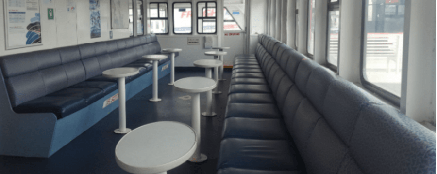 SeaLink ferry Island Navigator passenger lounge