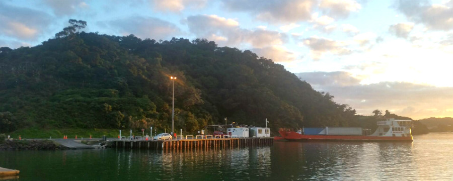 Kennedy Point terminal at dawn