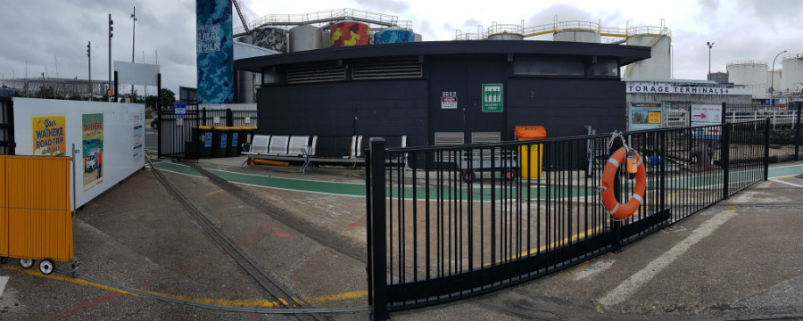Wynyard wharf terminal front yard