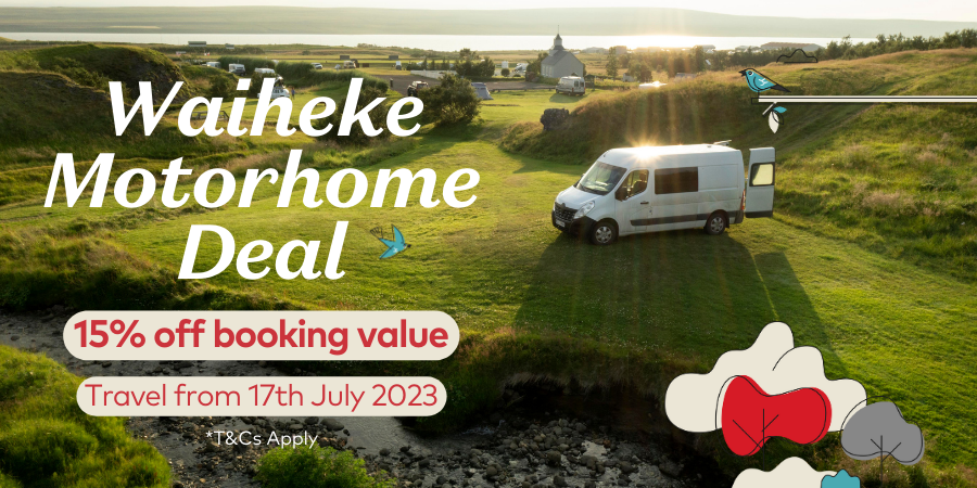 Waiheke Motorhome Deal with SeaLink
