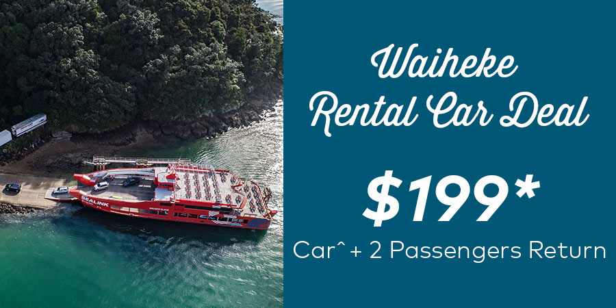 SeaLink Rental Car Deal to Waiheke