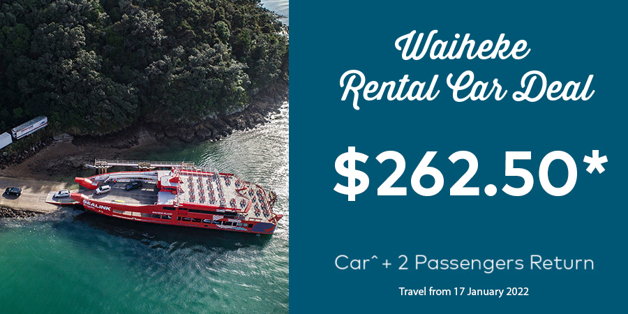 SeaLink Rental Car Deal to Waiheke